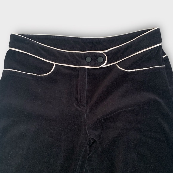 Vintage 90s Y2K Ub Velvet Flare Leg Pants - Picture 2 of 8